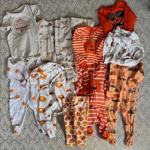 Bundle Halloween/Pumpkin Kids Clothes